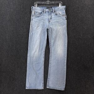 Silver Jeans Co Grayson Jeans Men's 32x31 Light Wash Relaxed Straight Denim